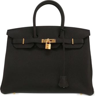 Herm&egrave;s 2025 Birkin 35 shopper - Zwart