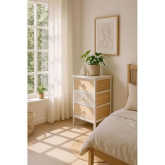 Regalos Miguel Muebles Auxiliares - Cajonera Ancha Solany 3 Cajones