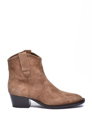 Guglielmo Rotta Suede Texan Ankle Boot - Brown
