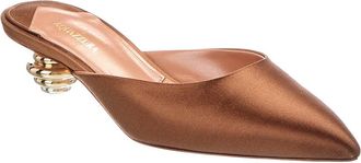 Aquazzura Alex 35 Jewel Satin Mule
