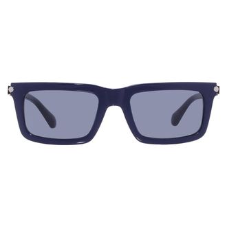 Ferragamo Blue Pilot Mens Sunglasses SF2015S 414 53