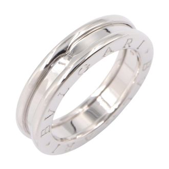 Bulgari Silver White Gold (18K) Band Ring (Pre-Owned)
