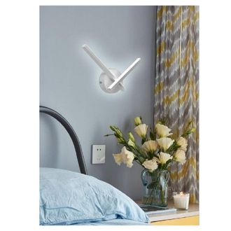 Trade Shop Trade Shop Traesio - Trade Shop - Applique Led Parete 6 W 2 Bracci Incrociati Moderno Luce 3000k 4000k 6500k E67-b
