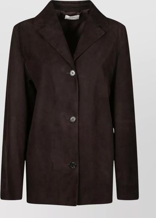 The Row fabian tailored jacket long sleeves notch lapels