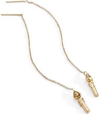 Alex and Ani Harry Potter Great Hall Candle Threader Earrings in Gold at Nordstrom