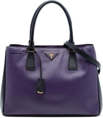 Prada Pre-owned Prada Medium Bicolor Saffiano Lux Galleria Satchel Ladies LWZNQAX3NV1WRAQB