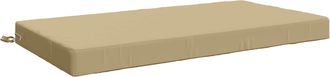 vidaXL Almohada Para El Asiento Soest 100% Poli&eacute;ster Beige Vidaxl