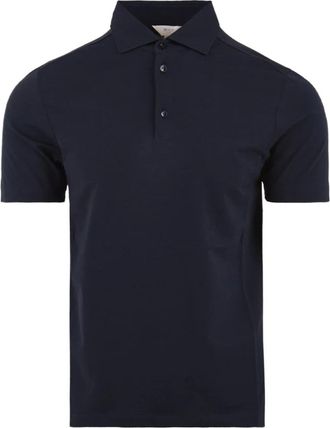 Malo Trui met korte mouwen - Heren - Polos - Blauw - L - Katoen - Tops