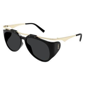 Saint Laurent unisex, Accessoires, Zwart, Maat: 55 MM Nylon