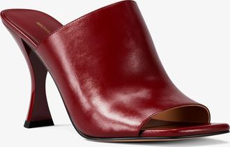 Michael Kors Haisley Leather Mule
