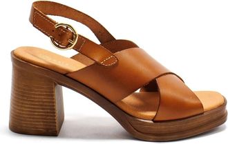 Eric Michael Womens Savannah Heeled Slingback Sandals In Natural
