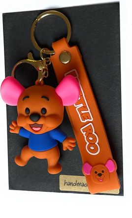 Generic Mollys Charms 3D Keyring and strap - cartoon baby kangeroo - FBM