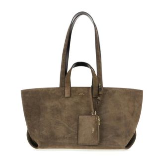 A.P.C. Tote Bags, female, Brown, Size: ONE SIZE Le Drummer