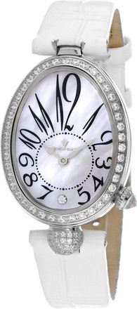 Christian Van Sant Womens Florentine White Oval 34mm