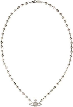 Vivienne Westwood Collana Thames Mini Bas Relief - - Accessories - Donna - Bianco - ONE SIZE