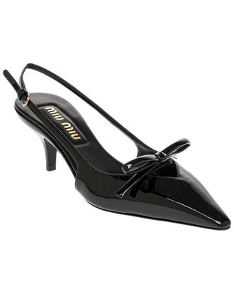 Miu Miu Patent Slingback Pump