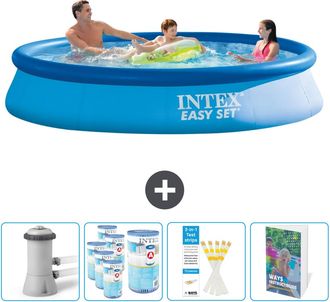 Intex Piscina Easy Set Redonda - 366x76 Cm - 7-piezas Scb107
