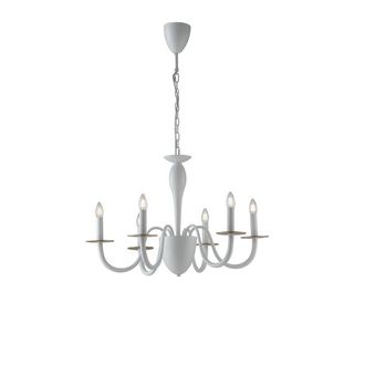 Netlighting ARMSTRONG 6 Light Chandeliers White 78x53cm | Size: 78x53 cm