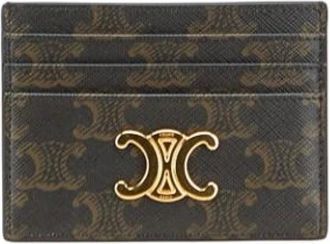 Celine Pre-owned Wallets, female, Brown, Size: ONE SIZE Pre-owned Plastic wallets