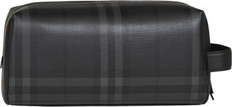 Burberry Toilettas - unisex - Toilettassen - Grijs - ONE Size - Katoen - Tassen