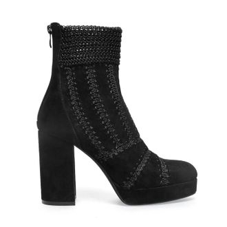 Silent D Womens Yasmin Boot In Black Suede