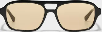 MessyWeekend Burt rectangular double-bridge sunglasses