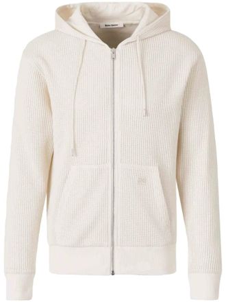 Wales Bonner hooded sweatshirt - men - Cotton - S - Neutrals
