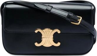 Celine Pre-owned Vintage Schoudertas - Dames - Vintage Schoudertas - Zwart - ONE Size - Leer - Vintage