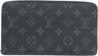 Louis Vuitton Pre-owned Lange portemonnee (bi-fold) - Heren - Vintage Accessoires - Zwart - ONE Size - Vintage