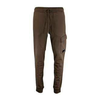 C.P. Company Sweatpants, male, Green, Size: XL Sweatpants Cargo Pant
