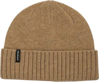 Patagonia ribbed beanie - men - Recycled Polyester - One Size - Brown