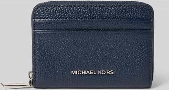 Michael Kors Portemonnaie mit Strukturmuster Modell Jet Set in Dunkelblau, Gr&ouml;&szlig;e 1