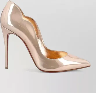 Christian Louboutin leather patent pointed-toe stiletto pumps