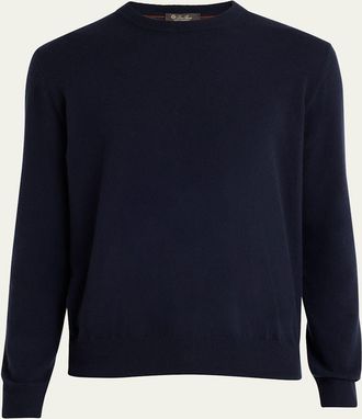 Loro Piana Mens Baby Cashmere Crewneck Sweater