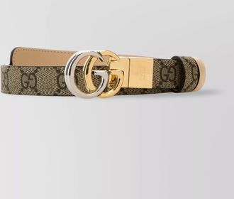 Gucci supreme fabric marmont reversible belt