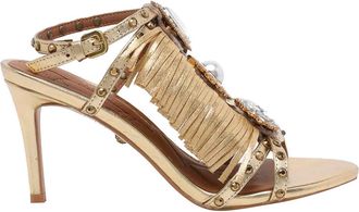 Kurt Geiger Jewel Fringe Pump Sandals
