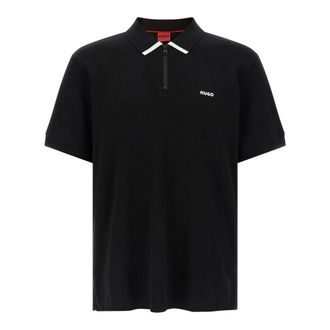 HUGO BOSS Hugo, Polo Shirts, male, Black, Size: 2XL Dalomino Polo Shirt