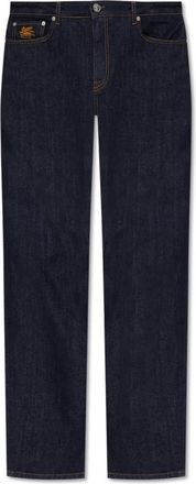 Etro Jeans met logo - Heren - Slim Fit Jeans - Blauw - W29 - Denim - Jeans