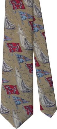 Robert Talbott Robert Boat Flags Best of Class Necktie in Gold at Nordstrom