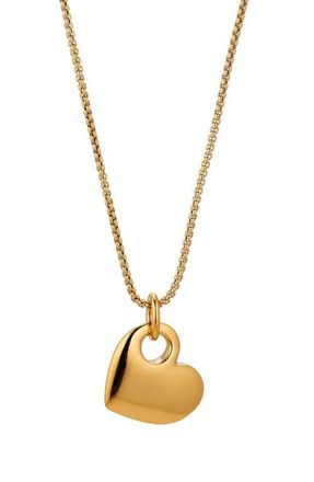 Nadri Sunlight Heart Pendant Necklace in Gold at Nordstrom