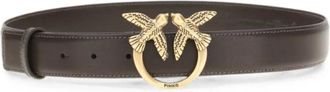 Pinko Love Berry Belt - female - PINKO - Belts - Brown - L - Accessories