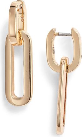 JENNY BIRD Teenie Detachable Link Drop Huggie Hoop Earrings in High Polish Gold at Nordstrom