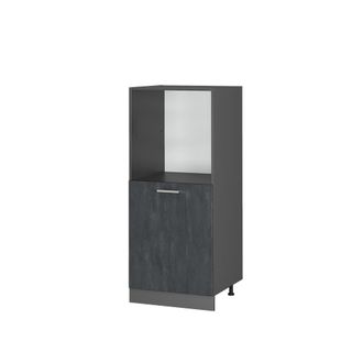 Vicco Armario Para Horno Empotrado R-line, Hormig&oacute;n Negro, 60 Cm