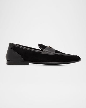 Dolce & Gabbana Men & apos;s Split Calfskin Penny Loafers