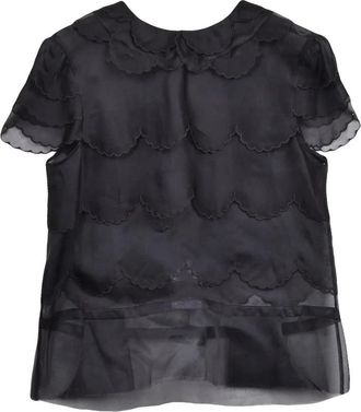 Maison Margiela Chiffon Blouse - Black