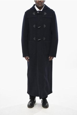 Prada Wool Coat with Toggles and Hood size 50