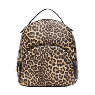 Liu Jo Backpacks, female, Brown, Size: ONE SIZE Zaino Animalier