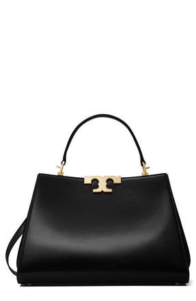 Tory Burch Eleanor Leather Satchel in Black at Nordstrom