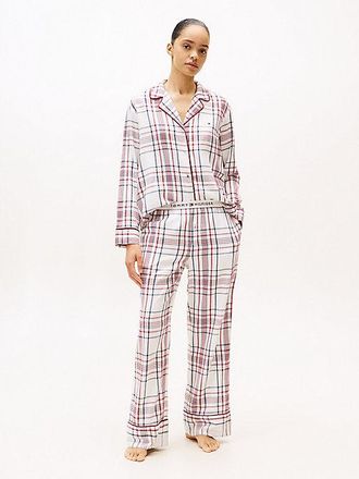 Tommy Hilfiger Essential Flannel Pyjamas And Slippers Gift Box