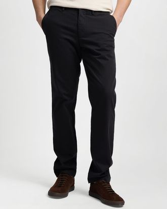 Onia Stretch Cotton Chino Pant in Black at Nordstrom, Size 36